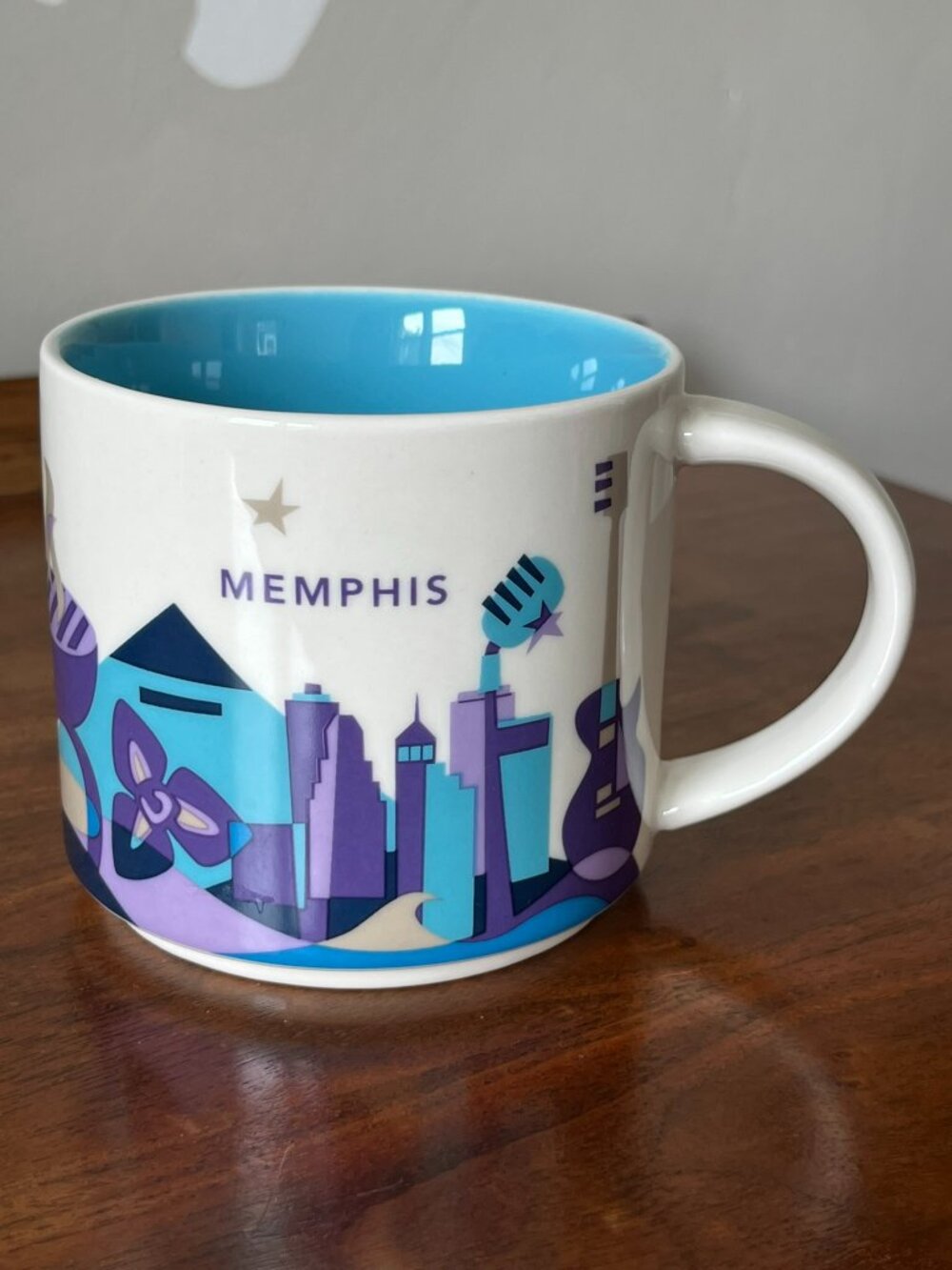Starbucks Memphis Tennessee Mug "You Are Here" Collection 2015 Coffee Cup 14 oz